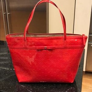 Kate Spade Red Tote Bag